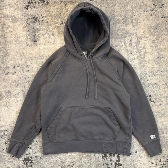 Old Navy Other - Y2K Old Navy LIVE Distressed Hoodie Size Medium Charcoal Gray